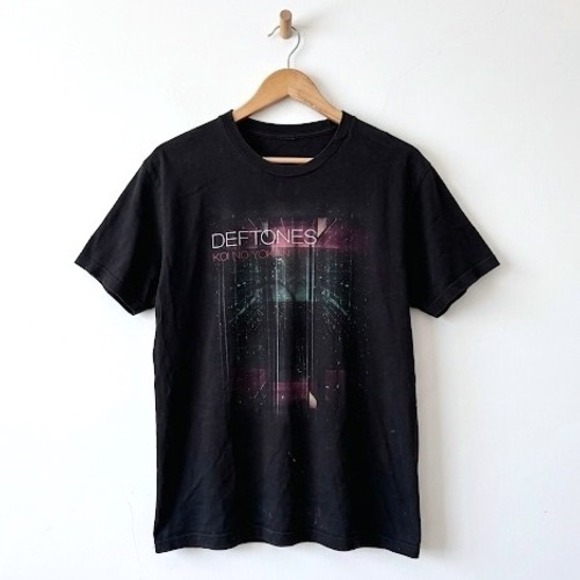 Deftones Other - Deftones Koi No Yokan Tour 2012 Black T Shirt Large Front Back Graphic RARE